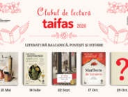 Clubul de lectură TAIFAS continuă în 2026 cu autori din Balcani. Astăzi are loc întâlnirea dedicată lui Gheorghi Gospodinov, alături de Adriana Babeți